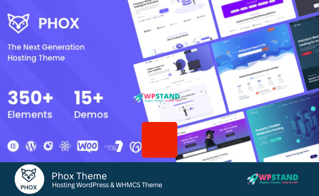 Phox Theme GPL v2.2.0 – Hosting WordPress & WHMCS Theme